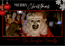 Load image into Gallery viewer, Terrifier Christmas Card
