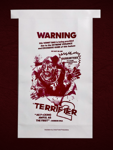 The Official Terrifier 2 Vomit Bag Collection - Includes All 4 ...